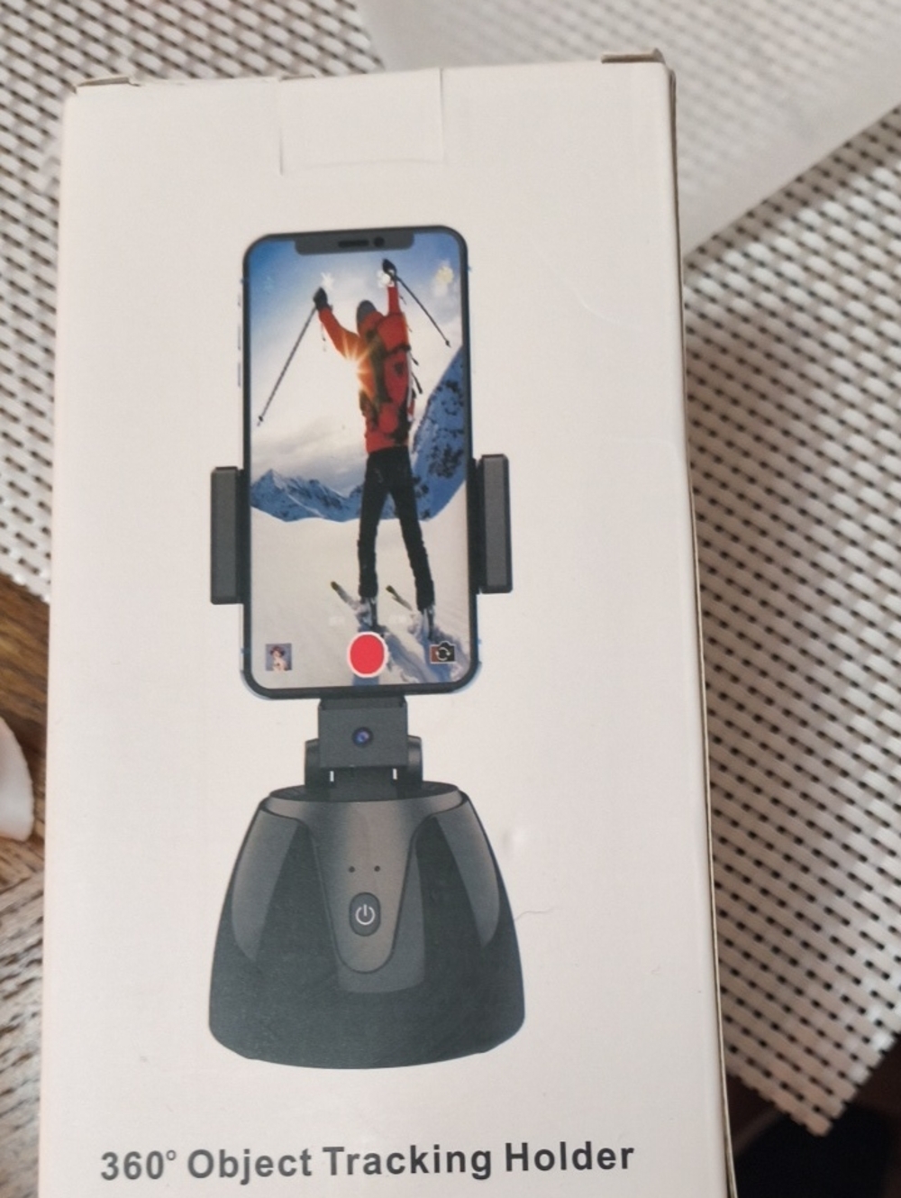 Smartphone 360° Auto Tracking Mount - Black